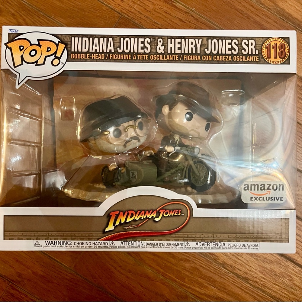 Funko Pop! Deluxe – Indiana Jones & Henry Jones Sr. #118
Amazon Exclusive